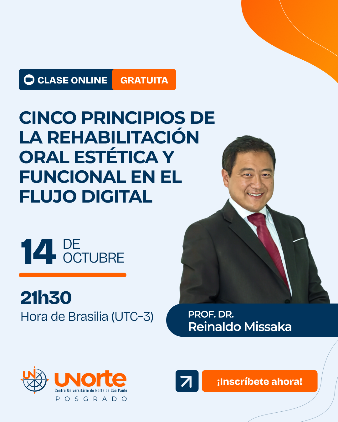 Clase online gratuita — Cinco principios de la rehabilitación oral estética y funcional en el flujo digital